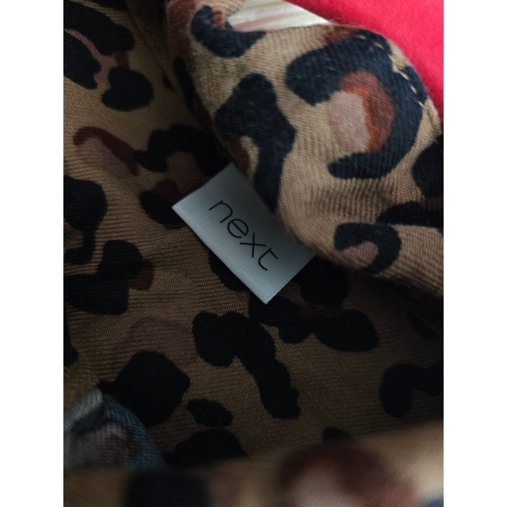 Next Girls Leopard Print Tiered Shirt Dress Brown 7 Years 122cm‎ 233-500-090 - Picture 7 of 7